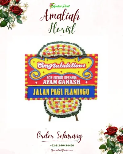 Bunga Papan Congratulation di Bunutan